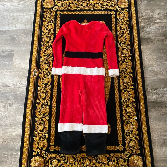 Kids Size 12 Santa fleece Onesie - Picture 10 of 10